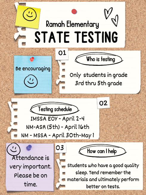State Testing Schedule